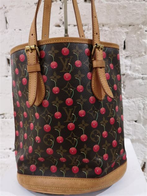 louis vuitton cherry bucket bag.